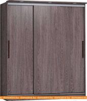 Шкаф-купе Глазов Strike 1800 ЛДСП (ясень анкор темный) картинка