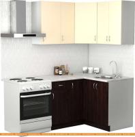 Кухня S-Company Клео лайт 1.2x1.3 правая (венге магия/песочный) картинка