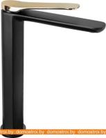 Смеситель Rea Creek REA-B8504 (черный/золотой) картинка