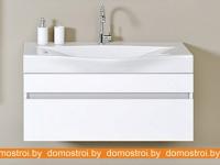 Тумба под умывальник Aqwella Бергамо (белый) Ber.01.08/W картинка