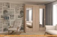Шкаф-купе ЭлиГард Лагуна ШЛ-07.2 (дуб сонома) картинка