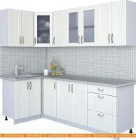 Кухня Интерлиния Мила Крафт 1.2x2.4 (дуб полярный) картинка