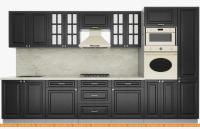 Кухня Интерлиния Мила Деко 3.6 (пепел-пепел-опал светлый) картинка