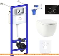 Унитаз Lavinia Boho Relfix One 7 в 1 87050140 (черный пластик) картинка