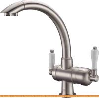 Смеситель ZorG ZR 327 YF Nickel картинка