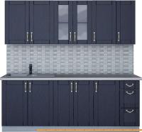 Кухня Интерлиния Мила Крафт 2.1 (дуб королевский) картинка