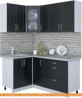 Кухня Интерлиния Мила Крафт 1.2x1.7 (дуб английский) картинка