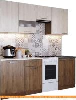 Кухня SV-Мебель Магнолия 1,7 (гикори темная/ гикори светлая) картинка