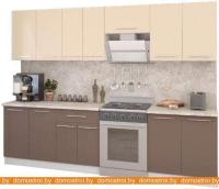 Кухня Кастанье Марта 2.8 (ваниль/трюфель коричневый) картинка