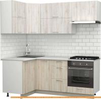 Кухня S-Company Клео крафт 1.2x2.0 левая (сосна лофт кремовая/сосна лофт белая) картинка