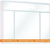 Шкаф с зеркалом Onika Сигма 90.01 (белый) 209014 картинка