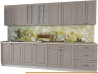 Кухня Интерлиния Мила Деко 3.0 Б (луна/травертин серый) картинка