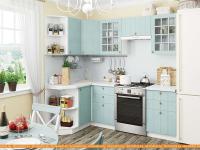 Кухня Vivat Mebel Прованс-02 (голубой) картинка
