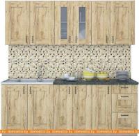 Кухня Интерлиния Мила Хольц 21 (дуб золотой) картинка