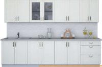 Кухня Интерлиния Мила Крафт 3.0А (дуб полярный) картинка