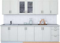 Кухня Интерлиния Мила Крафт 2.8А (дуб полярный) картинка