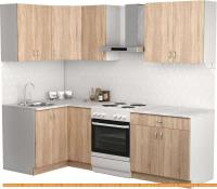 Кухня S-Company Клео лайт 1.2x1.8 левая (дуб сонома/дуб сонома) картинка