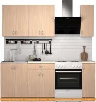 Кухня S-Company Клео лайт 1.5 (дуб молочный/дуб молочный) картинка