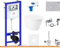 Унитаз Lavinia Boho Relfix Biore Rimless 10 в 1 98010067 (матовый пластик) картинка