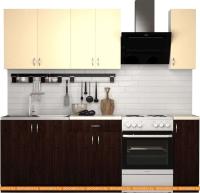 Кухня S-Company Клео лайт 1.7 (венге магия/песочный) картинка