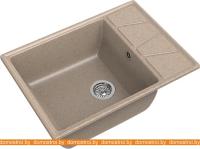 Кухонная мойка GranFest GF-V-680L (песочный) картинка