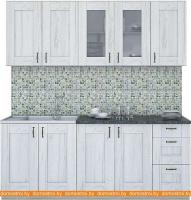 Кухня Интерлиния Мила Хольц 19 (дуб белый) картинка