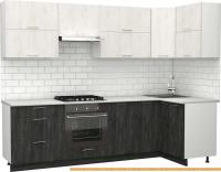 Кухня S-Company Клео крафт 1.2x2.7 правая (север дер. темное/север дер. светлое) картинка