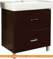 Тумба Акватон Америна 80 Н под умывальник Тигода 80 (коричневый) картинка