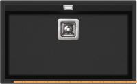Кухонная мойка Aquasanita Delicia SQD101AW (black metallic 601) картинка