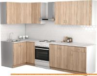 Кухня S-Company Клео лайт 1.2x2.3 левая (дуб сонома/дуб сонома) картинка