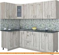 Кухня Интерлиния Мила Хольц 12x23 (дуб серый) картинка