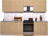 Кухня Интерлиния Мила Gloss 60-27 (капучино глянец) картинка