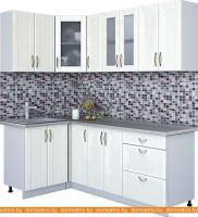 Кухня Интерлиния Мила Крафт 1.2x2.1 (дуб полярный) картинка