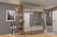 Шкаф-купе ЭлиГард Лагуна ШЛ-08.Л.3 (дуб каньон) картинка