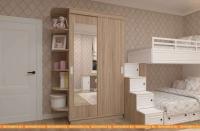 Шкаф-купе ЭлиГард Лагуна ШЛ-04.Л.1 (дуб сонома) картинка
