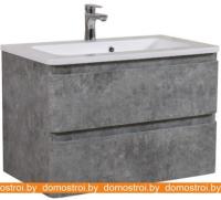 Тумба под умывальник Аква Родос Акцент 80 АР0002642 (серый мрамор) картинка
