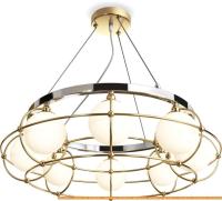 Подвесная люстра Maytoni Carcass MOD312PL-08GCH картинка