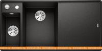Кухонная мойка Blanco Axia III 6 S-F 525852 (разделочная доска из стекла, черный) картинка