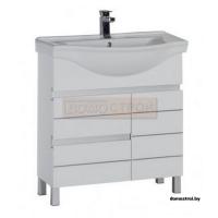 Тумба Aquanet Доминика 80 белая картинка