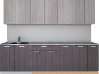 Кухня Интерлиния Мила Лайт 2.7 (ясень светлый/ясень темный) картинка