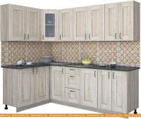 Кухня Интерлиния Мила Хольц 14x24 (дуб сонома) картинка