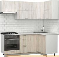 Кухня S-Company Клео крафт 1.2x2.0 правая (сосна лофт кремовая/сосна лофт белая) картинка