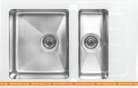 Кухонная мойка ZorG GS 7850-2 (белый) картинка