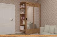 Шкаф-купе ЭлиГард Лагуна ШЛ-04.Л.2 (дуб натуральный) картинка