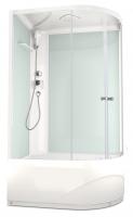 Душевая кабина Domani-Spa Delight 128 high 120x80 L (прозрачное стекло / белые стенки) картинка