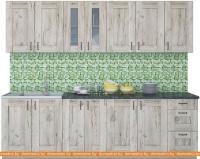 Кухня Интерлиния Мила Хольц 26 (дуб серый) картинка