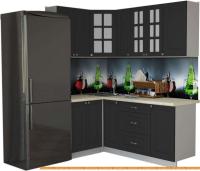 Кухня Интерлиния Мила Деко 1.2x1.9 (пепел/опал светлый) картинка