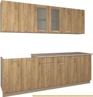 Кухня Интерлиния Мила 24 (дуб золотой) картинка