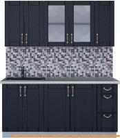 Кухня Интерлиния Мила Крафт 1.7А (дуб королевский) картинка