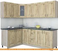 Кухня Интерлиния Мила Хольц 14x22 (дуб золотой) картинка